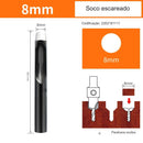 Kit Escareador 8 e 10mm Com Perfurador Para Tapa furos