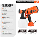 Pistola de Pintura Elétrica Pro