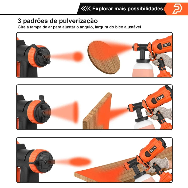 Pistola de Pintura Elétrica Pro