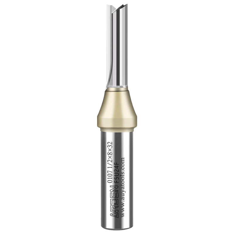 Fresa Reta 6,35mm Arden CNC TCT – Haste 1/4" para MDF, Compensado e Aglomerado