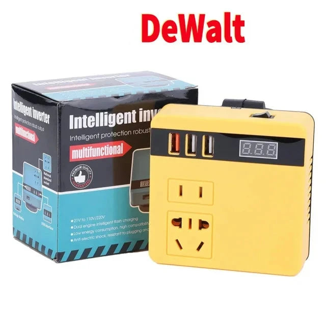 Inversor Power de Bateria para Makita, Dewalt, Milwaukee