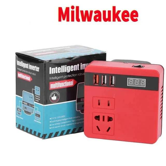 Inversor Power de Bateria para Makita, Dewalt, Milwaukee