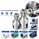 Kit Rosqueador de Tubos PVC Interno e Externo para Furadeira