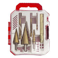 Kit Brocas Escalonadas Titânio + Punção Automático
