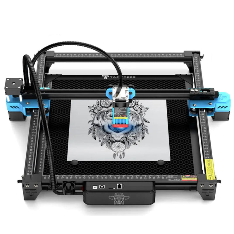 Máquina de Corte e Gravação a Laser CNC 80W com Wi-Fi, Controle Offline e Alta Precisão
