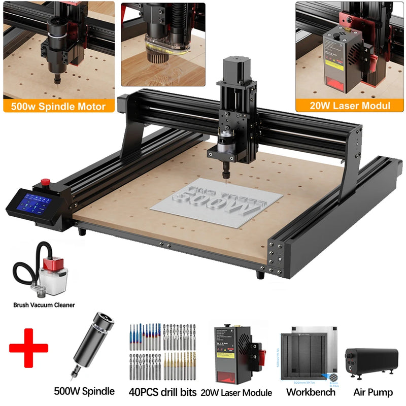 Máquina CNC de Corte e Gravação