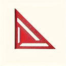 Esquadro Triangular Multifuncional
