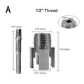 Kit Rosqueador de Tubos PVC Interno e Externo para Furadeira