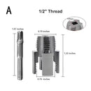 Kit Rosqueador de Tubos PVC Interno e Externo para Furadeira