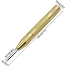 Kit Brocas Escalonadas Titânio + Punção Automático
