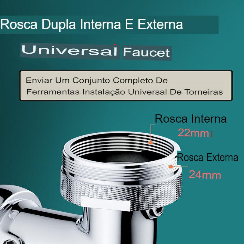 Extensor Universal Torneira Giratória De 1080 Graus - JoinerStore