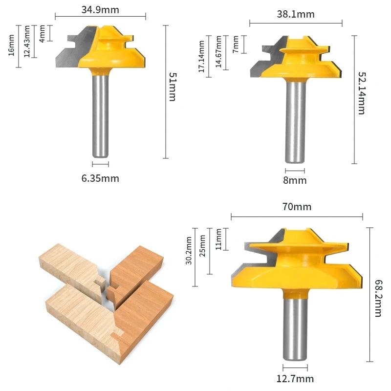 Fresa Tor 45° Grau com Encaixe - JoinerStore