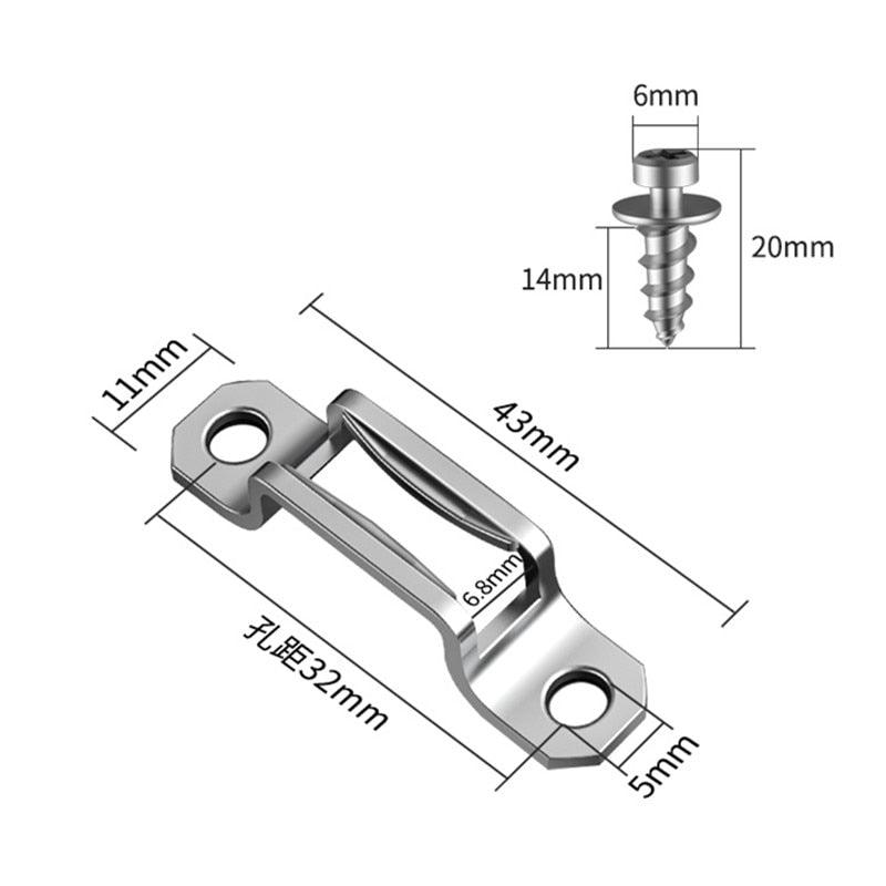 50 conector invisível direto com parafuso - JoinerStore