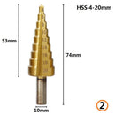 Broca 4-32mm revestida de titânio - JoinerStore